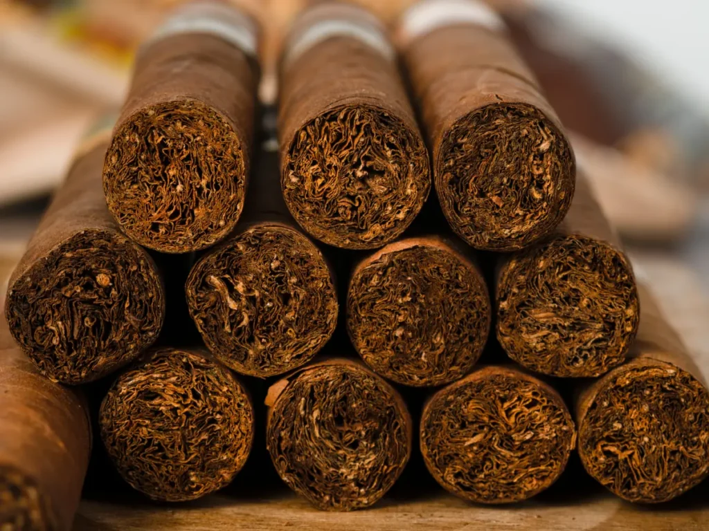 Do Cigars Go Bad? close up of stack of cigars